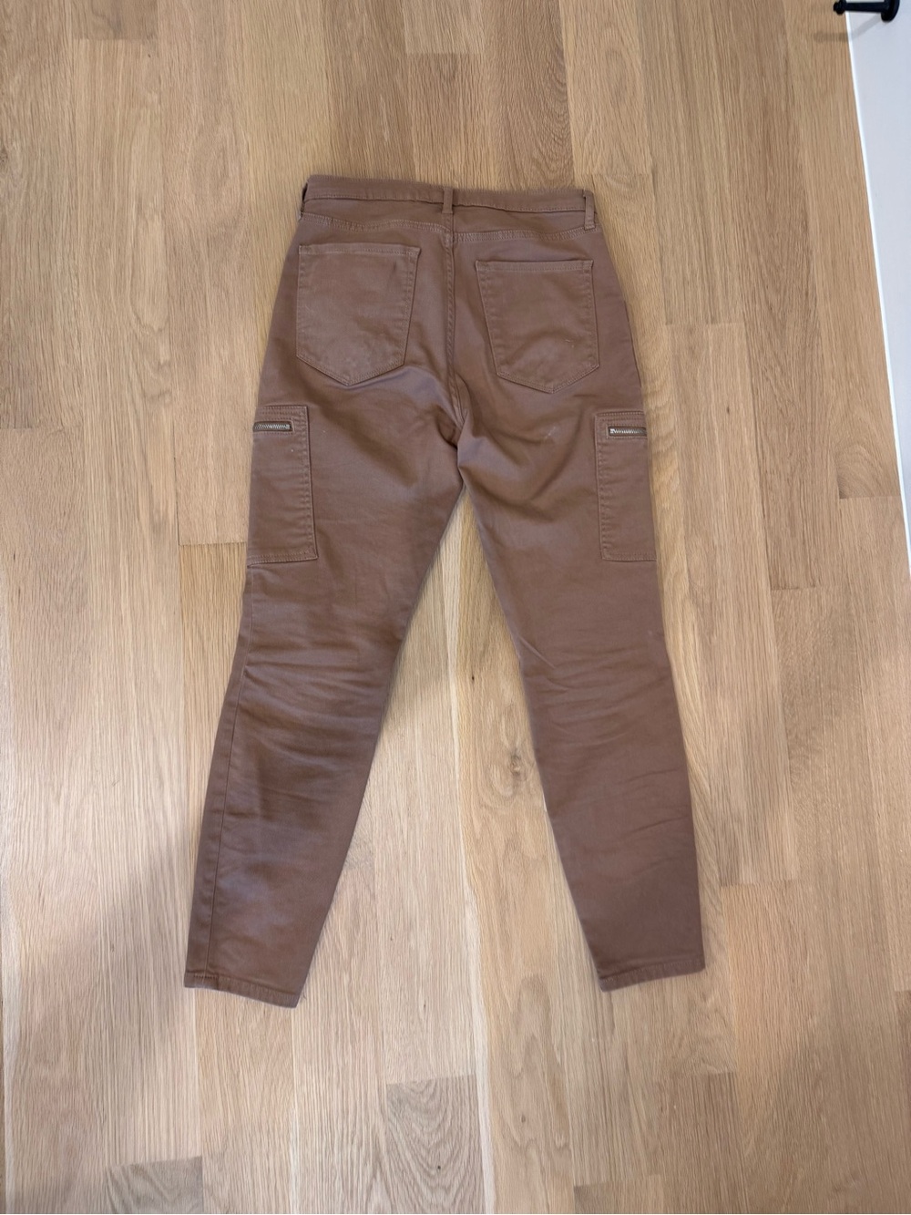 Banana Republic high rise Skinny Cargo Jeans - Brown size 27/4 - Picture 4 of 4